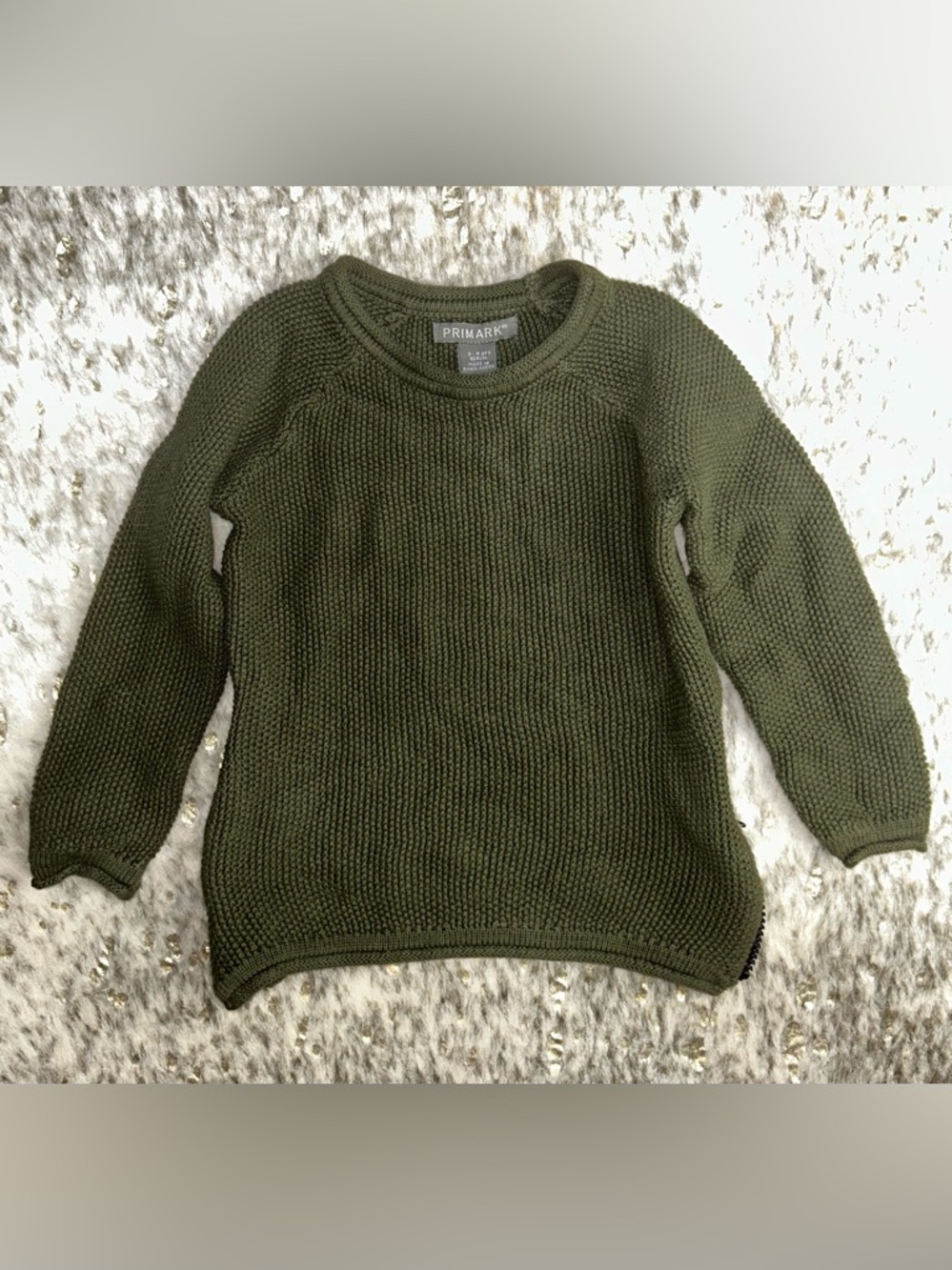 5 for $25🔥Primark Olive Green Knit Sweater‎ Kids 3-4T